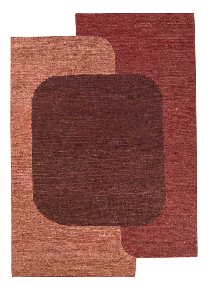 Designer Teppich sonderform  - 180 x 270 cm - orange