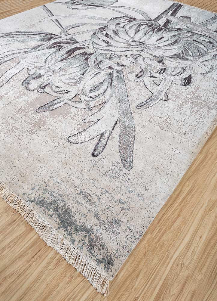 Designer Teppich - 240 x 300 cm - silber