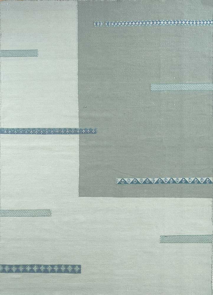 Wollteppich - 270 x 180 cm - türkis