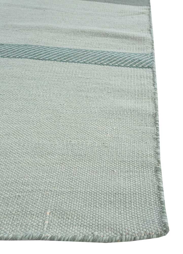 Wollteppich - 180 x 270 cm - türkis