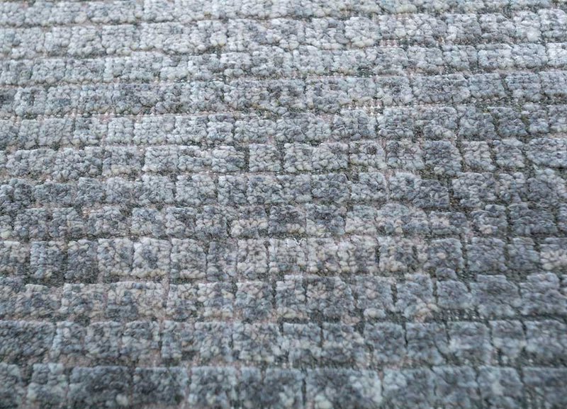 Designer Teppich - 240 x 300 cm - silber