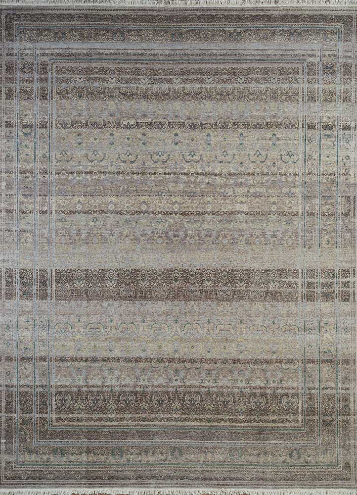 Wollteppich - 270 x 360 cm - grau