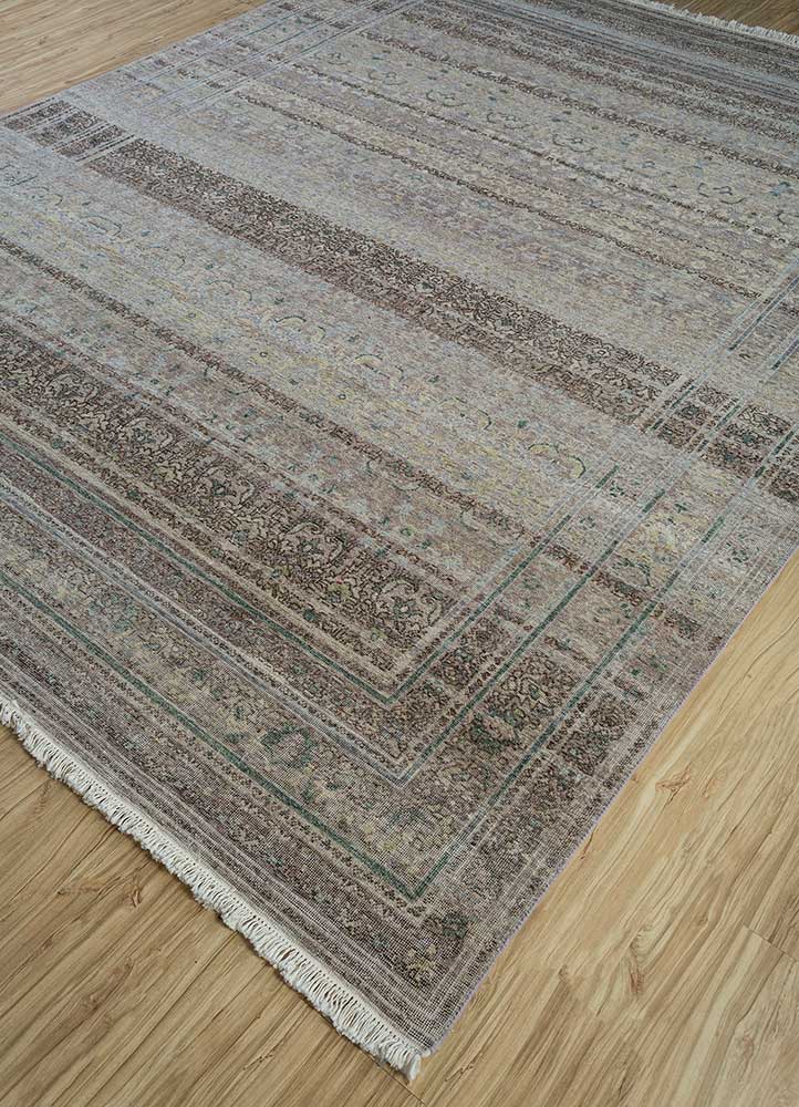 Wollteppich - 270 x 360 cm - grau