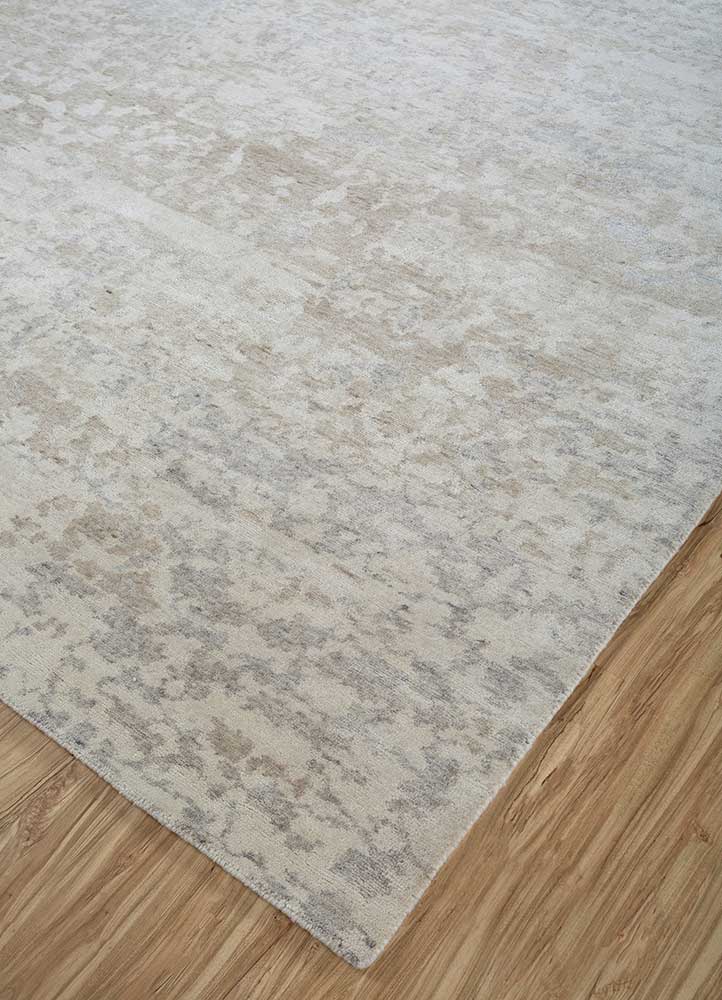 Wollteppich - 240 x 300 cm - hellgrau