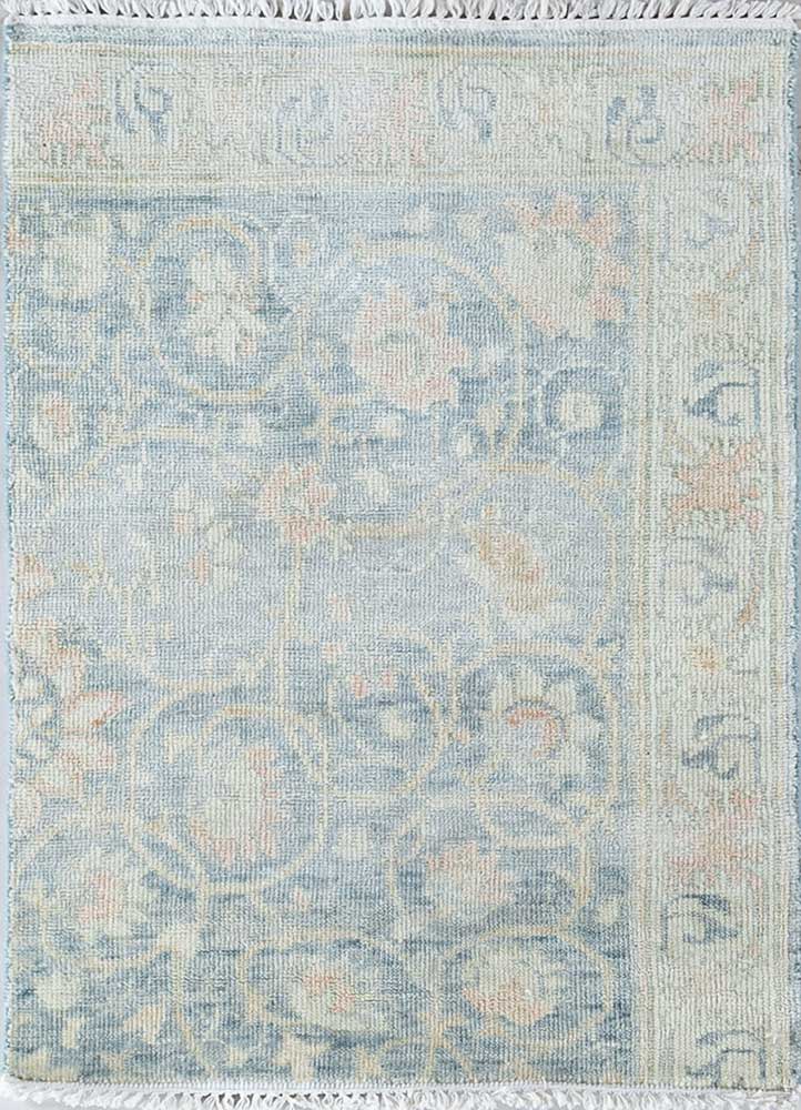 Wollteppich - 75 x 120 cm - blau