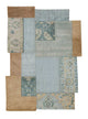 Wollteppich sonderform  - 180 x 120 cm - mehrfarbig