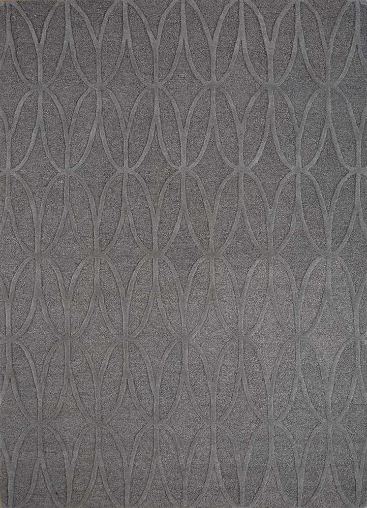 Wollteppich - 150 x 240 cm - grau