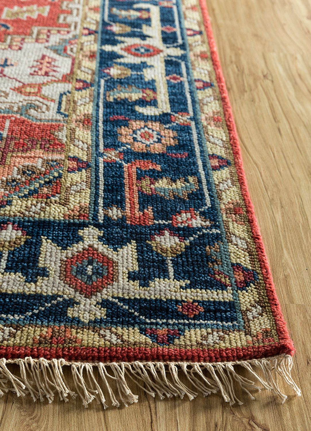 Wollteppich - 180 x 270 cm - rot