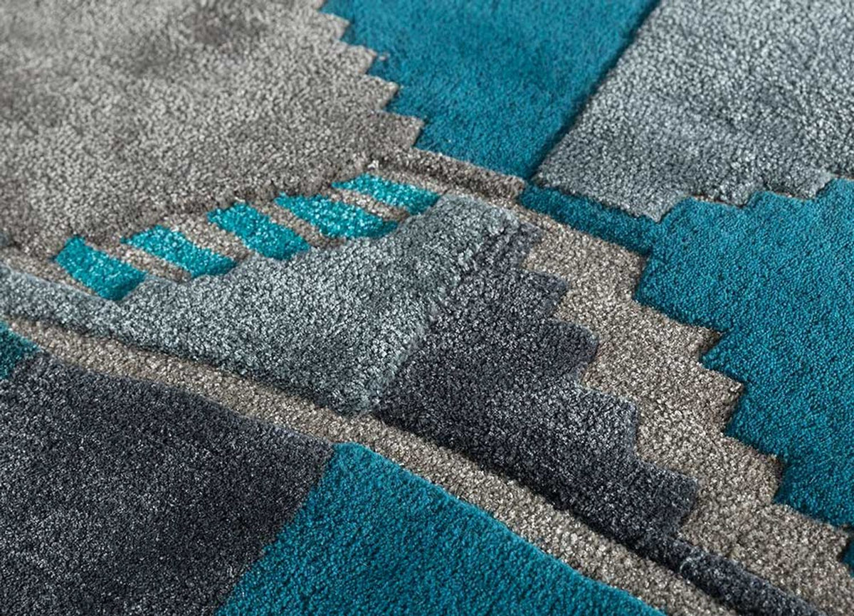 Wollteppich - 240 x 150 cm - mehrfarbig