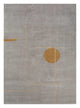Wollteppich - 240 x 300 cm - grau