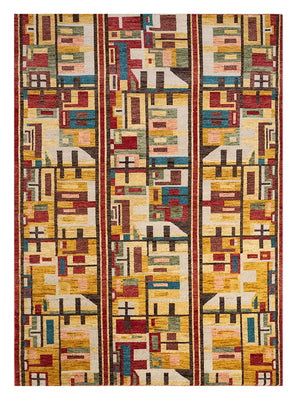 Wollteppich - 270 x 180 cm - orange