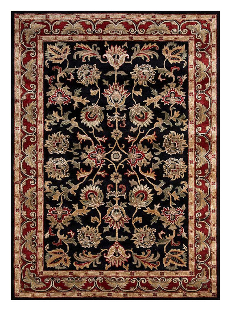 Wollteppich - 270 x 180 cm - dunkelblau