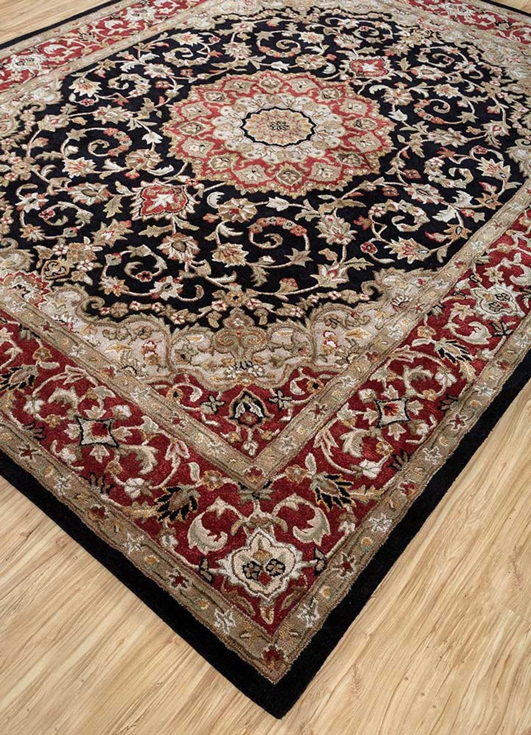 Wollteppich - 300 x 240 cm - rot