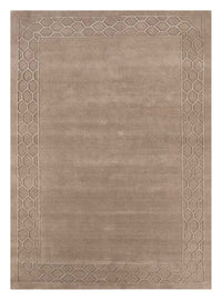 Wollteppich - 270 x 180 cm - dunkelbeige