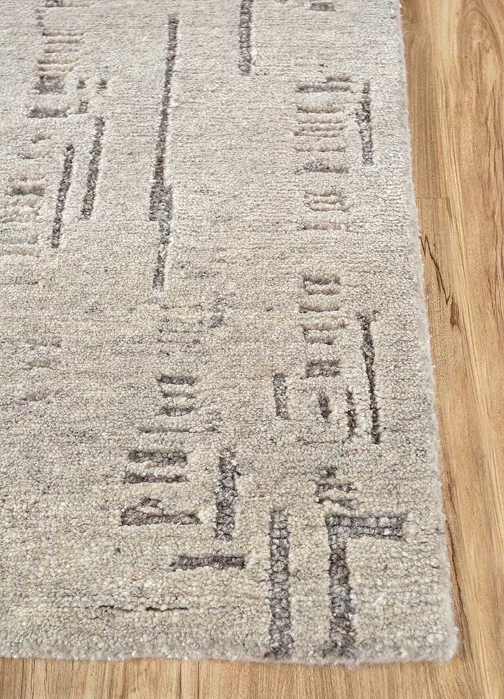 Wollteppich - 180 x 270 cm - creme