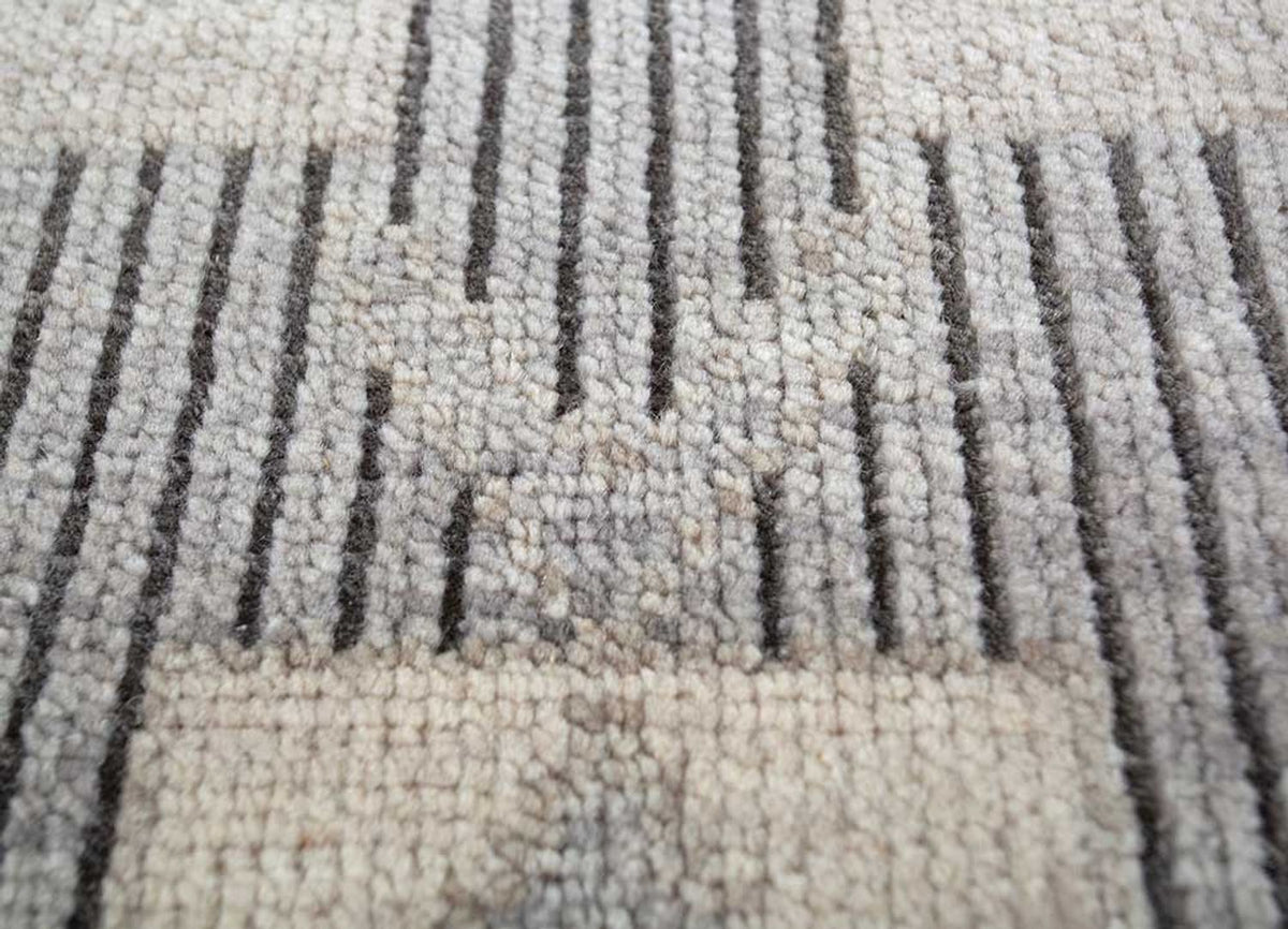 Wollteppich - 300 x 240 cm - hellgrau