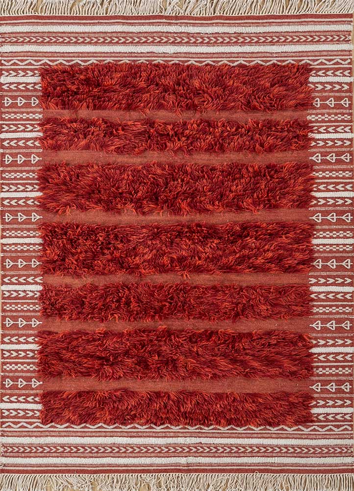 Wollteppich - 150 x 240 cm - orange