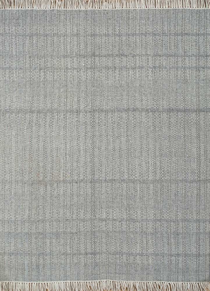 Wollteppich - 165 x 210 cm - grau