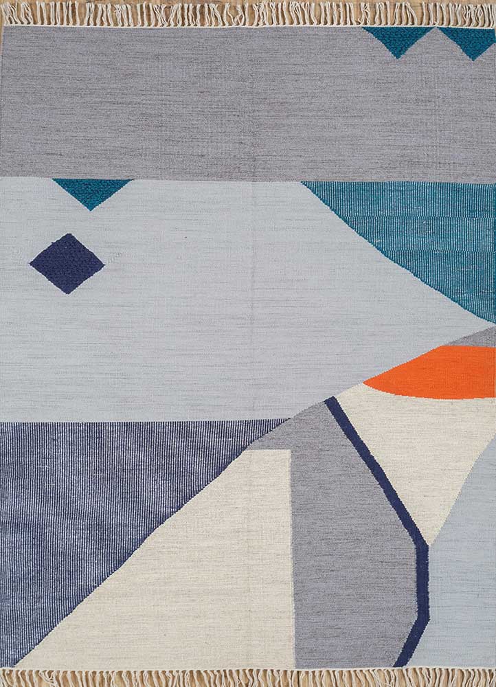 Wollteppich - 150 x 240 cm - mehrfarbig