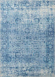 Wollteppich - 150 x 240 cm - blau