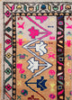 Wollteppich - 60 x 90 cm - gold