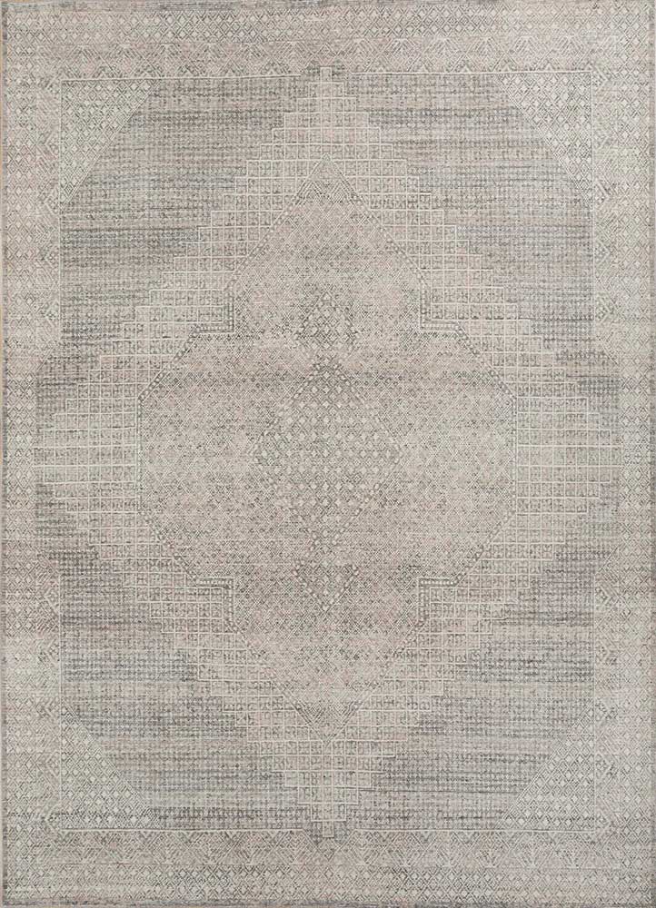 Wollteppich - 240 x 300 cm - hellgrau