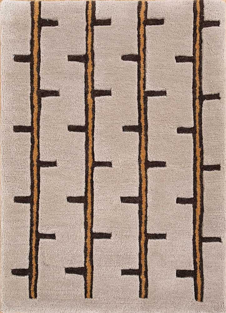Wollteppich - 60 x 90 cm - creme