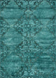 Designer Teppich - 150 x 240 cm - blau
