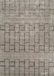 Wollteppich - 180 x 270 cm - silber