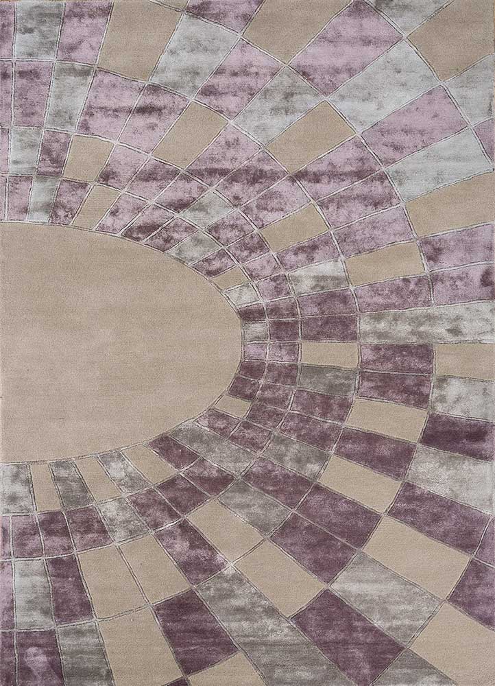 Wollteppich - 180 x 270 cm - lila