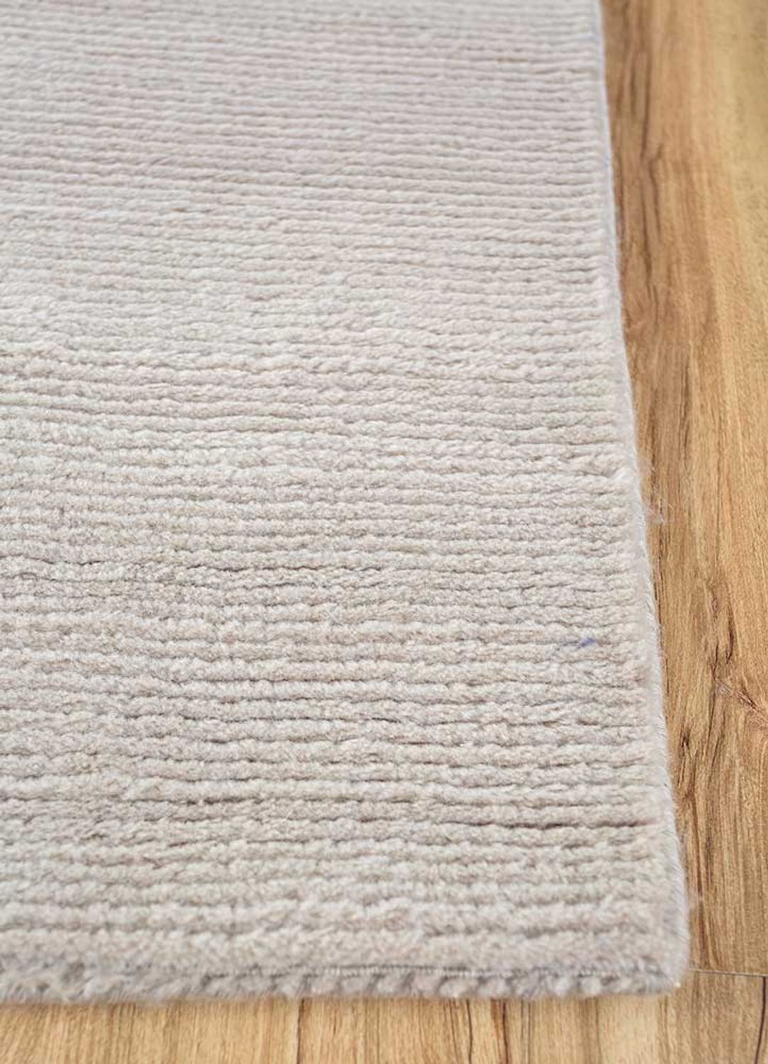 Wollteppich - 270 x 180 cm - hellgrau