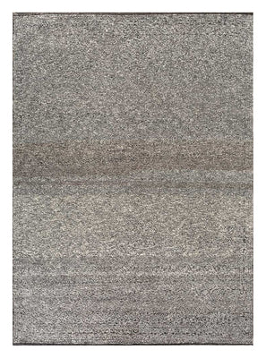 Wollteppich - 300 x 240 cm - silber