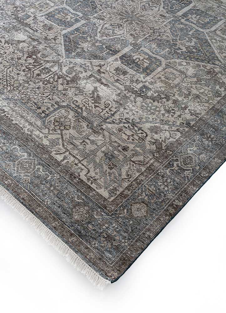 Wollteppich - 270 x 360 cm - gold