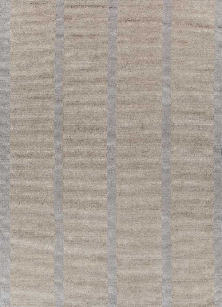 Wollteppich - 180 x 270 cm - silber