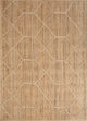 Juteteppich - 165 x 225 cm - dunkelbeige