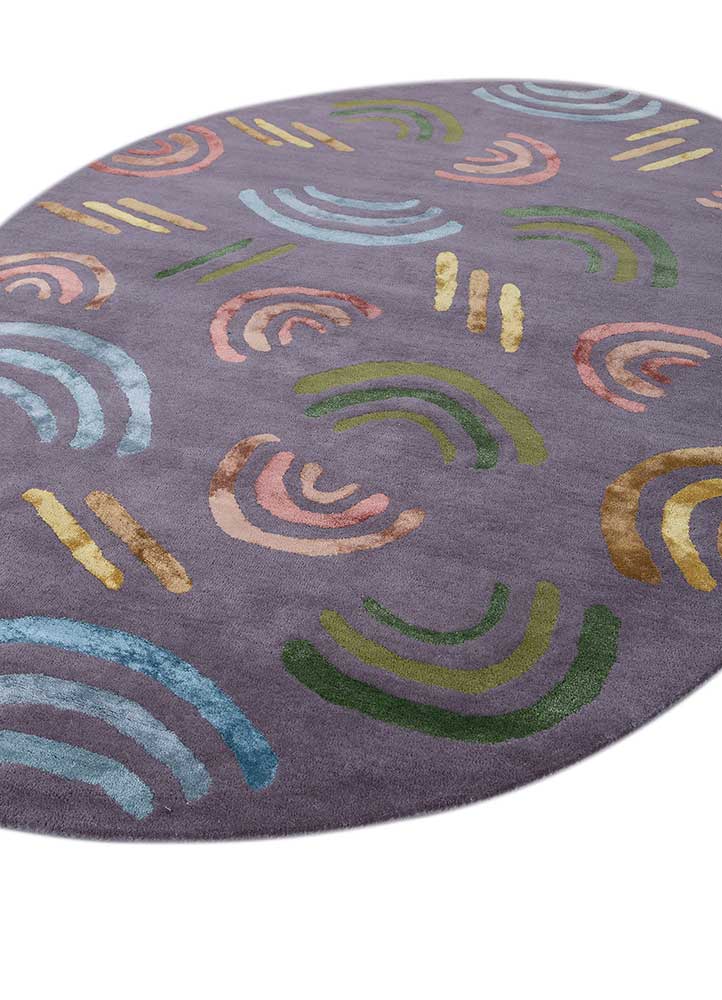 Wollteppich sonderform  - 180 x 270 cm - grau