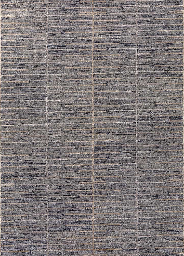Wollteppich - 150 x 240 cm - grau