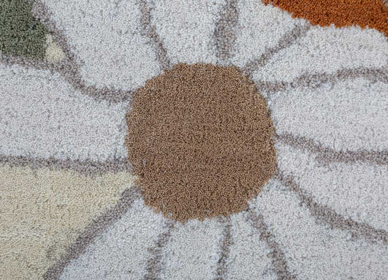 Wollteppich sonderform  - 270 x 180 cm - mehrfarbig