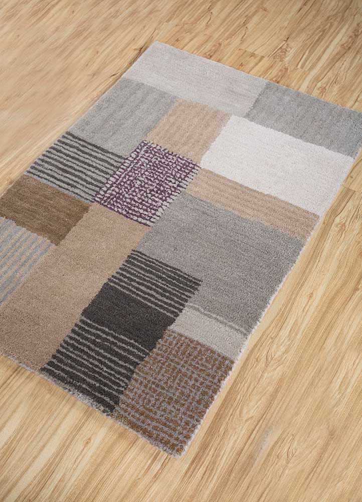 Wollteppich - 60 x 90 cm - mehrfarbig