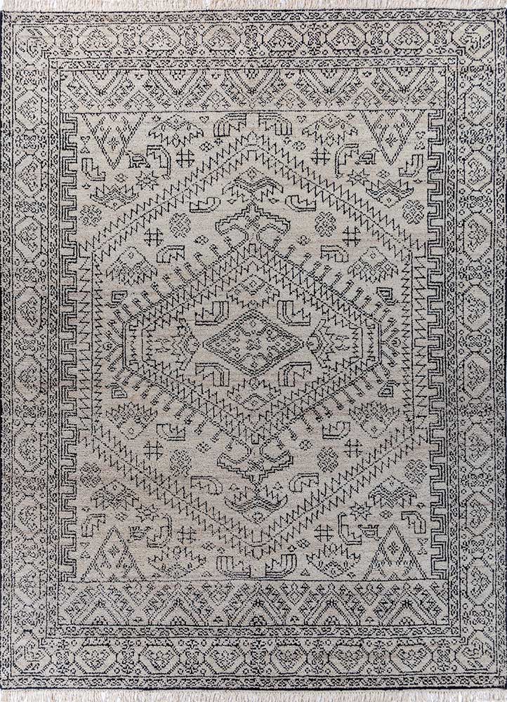 Wollteppich - 240 x 300 cm - grau