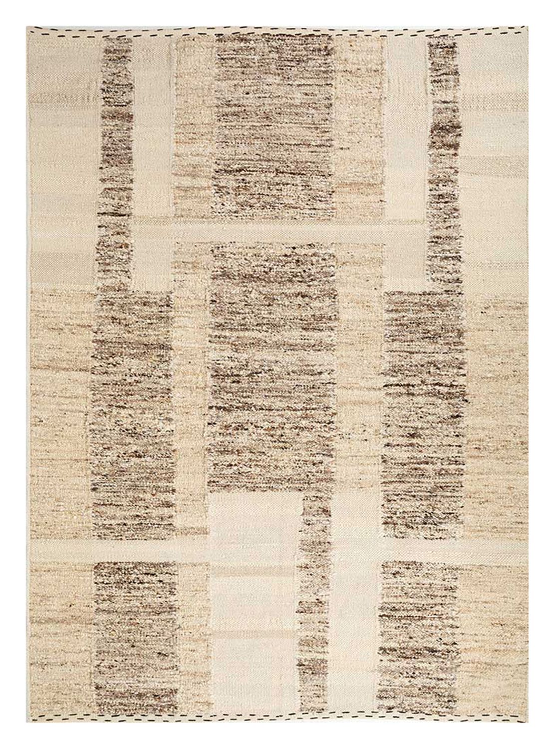 Wollteppich - 270 x 180 cm - hellbeige