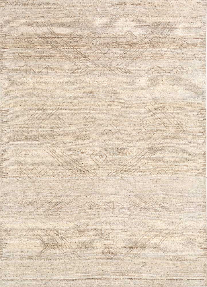 Wollteppich - 180 x 270 cm - creme