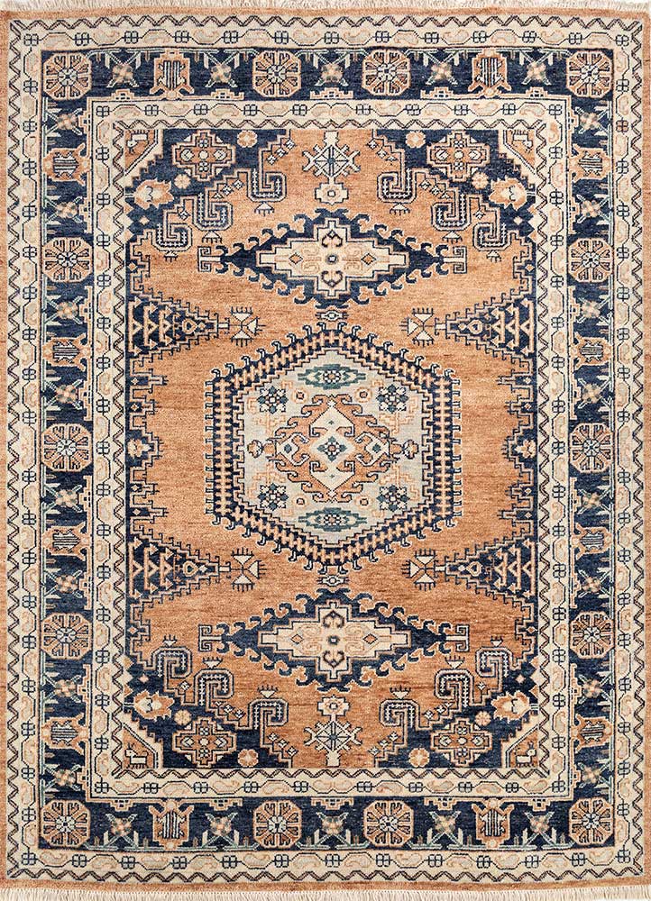 Wollteppich - 240 x 300 cm - orange