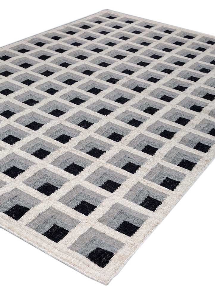 Wollteppich - 180 x 270 cm - grau