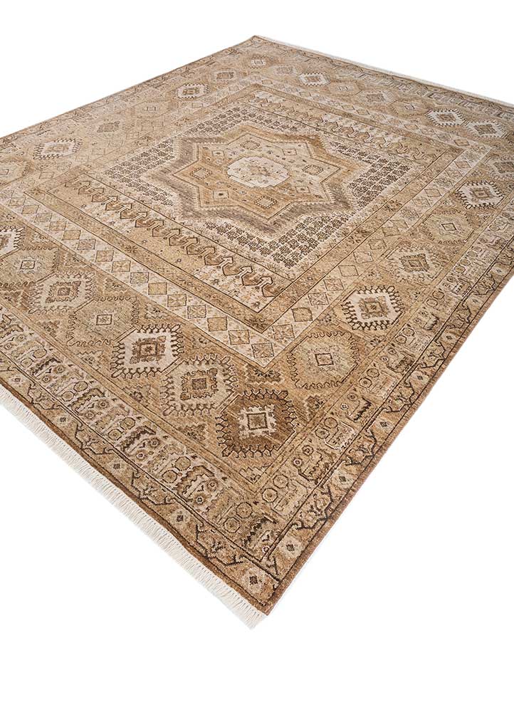 Wollteppich - 240 x 300 cm - beige