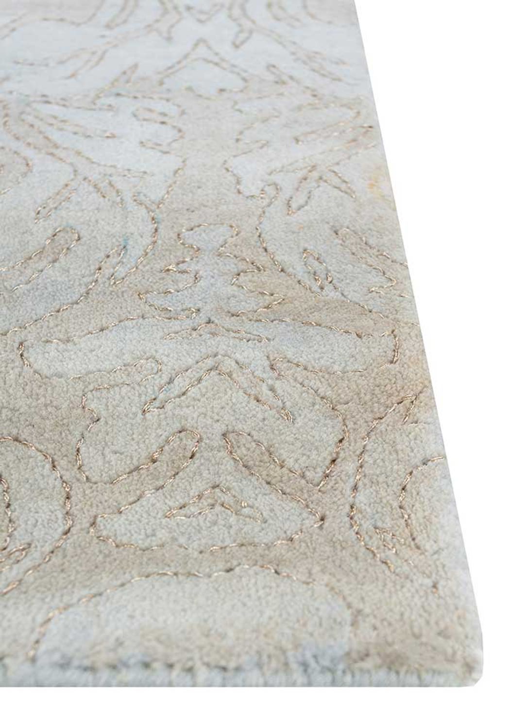 Wollteppich - 300 x 240 cm - hellgrau