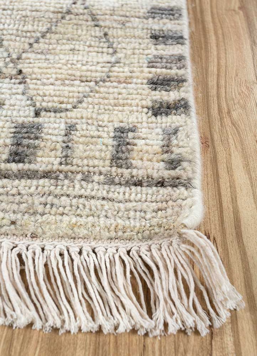 Wollteppich - 300 x 240 cm - hellbeige