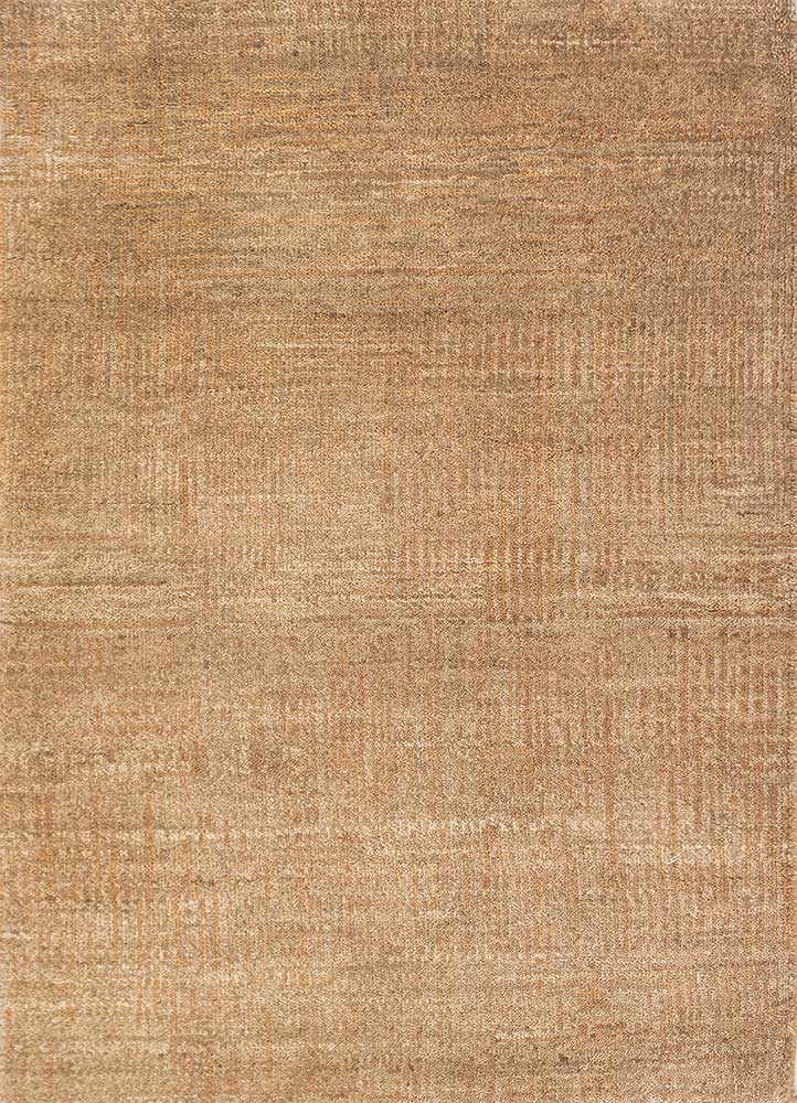 Wollteppich - 60 x 90 cm - gold