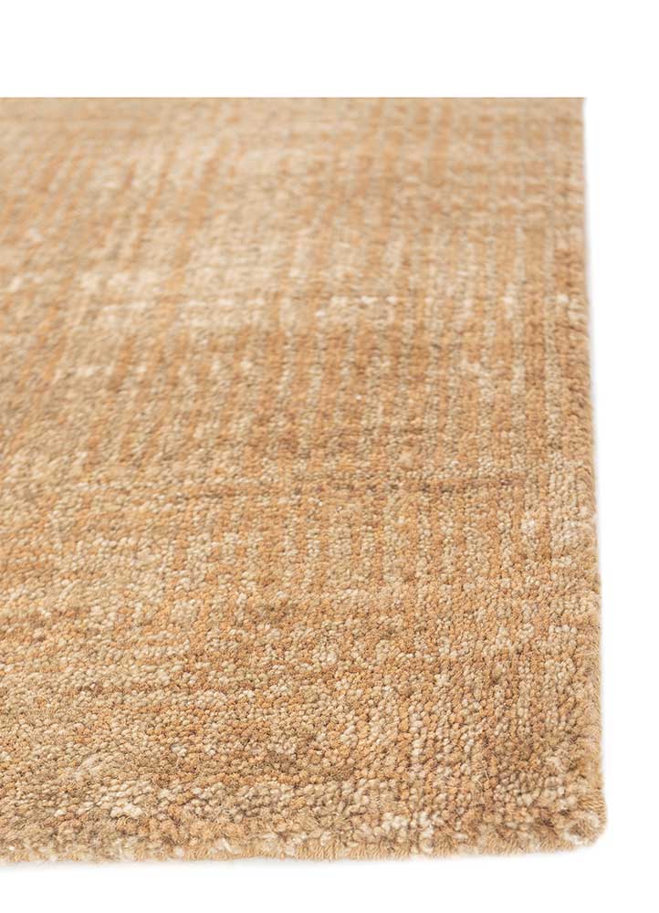 Wollteppich - 60 x 90 cm - gold