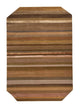 Wollteppich sonderform  - 270 x 180 cm - blau